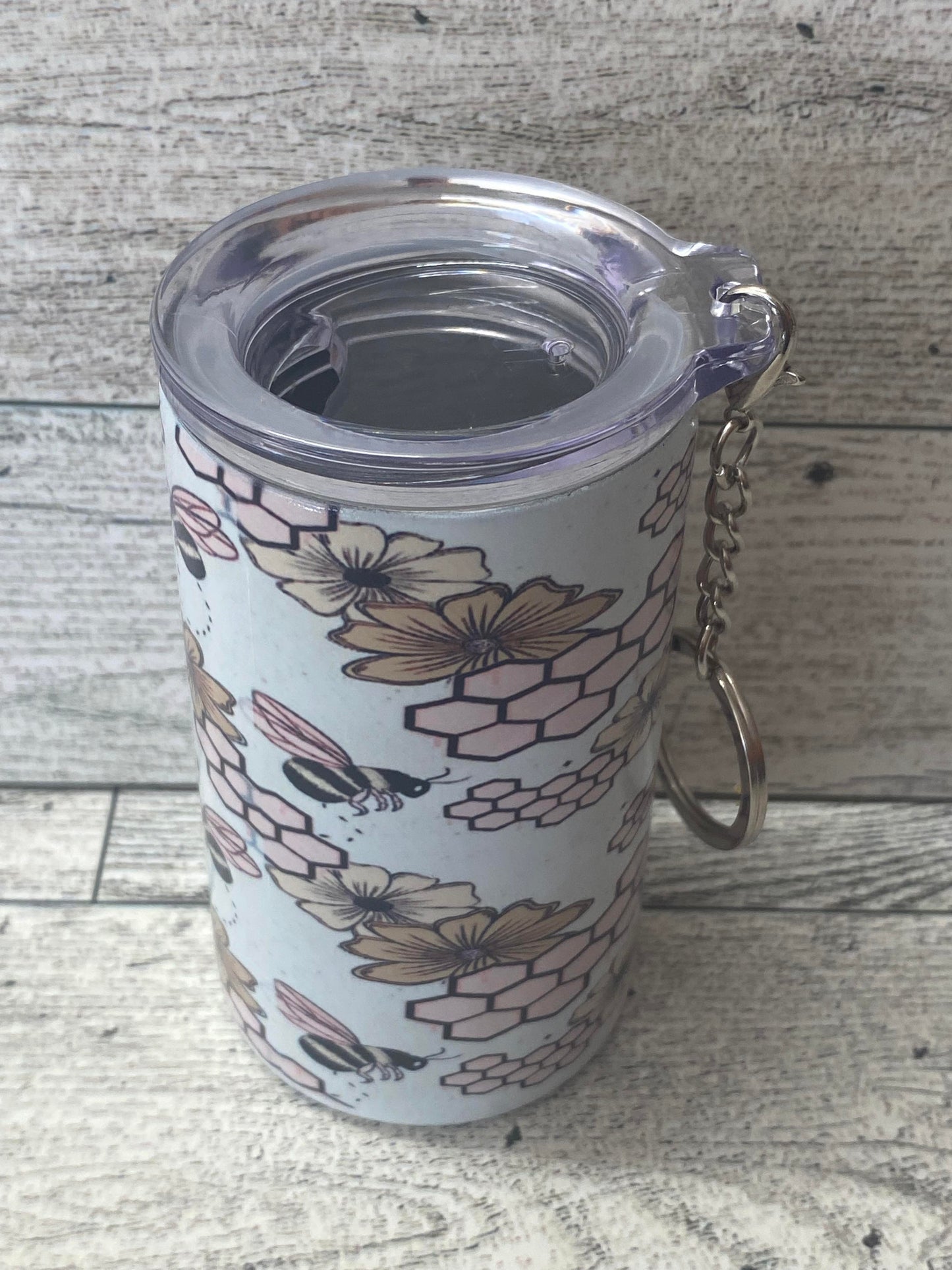 3 Ounce Skinny Shot Glass - Bees & Flowers