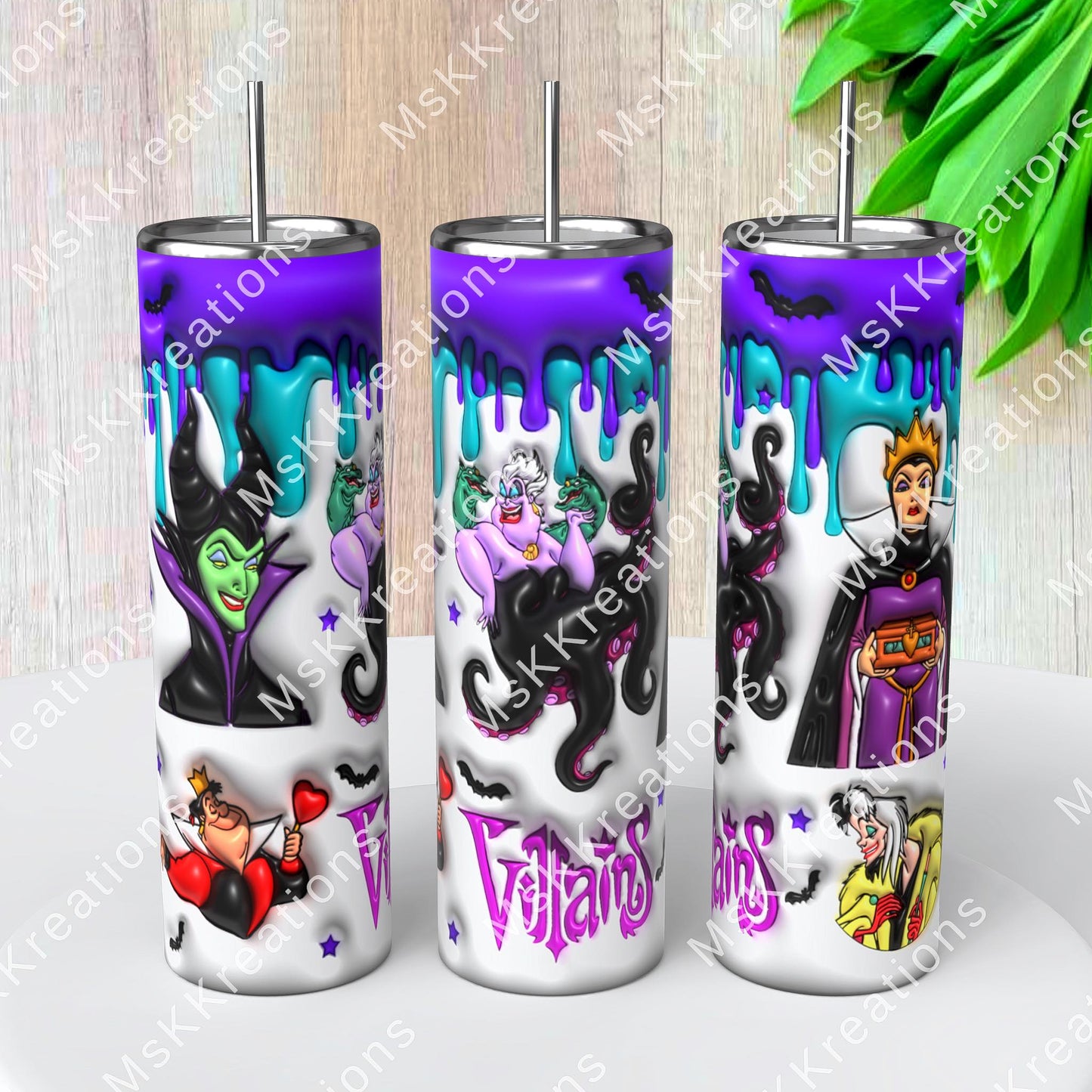 TO BE MADE - 20 Ounce Skinny Glow in the Dark - Villians