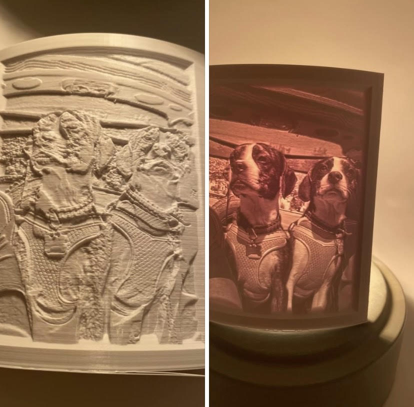 Lithopane - CUSTOM ORDER - Night Light