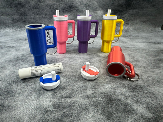 Lip Balm Tumbler Key Chain