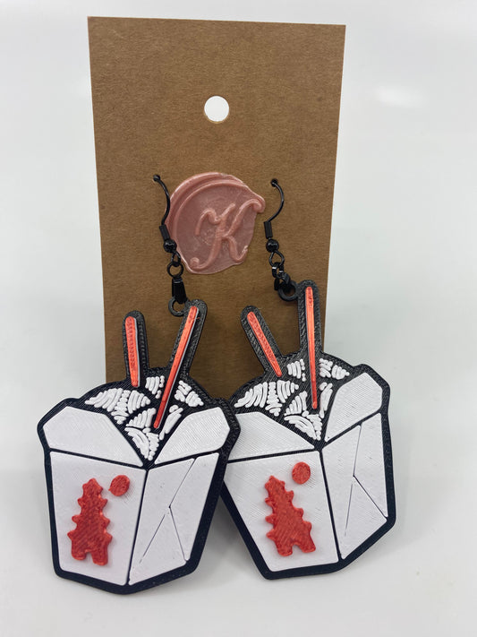 3D Printed Jewelry - Chinese Takeout Box