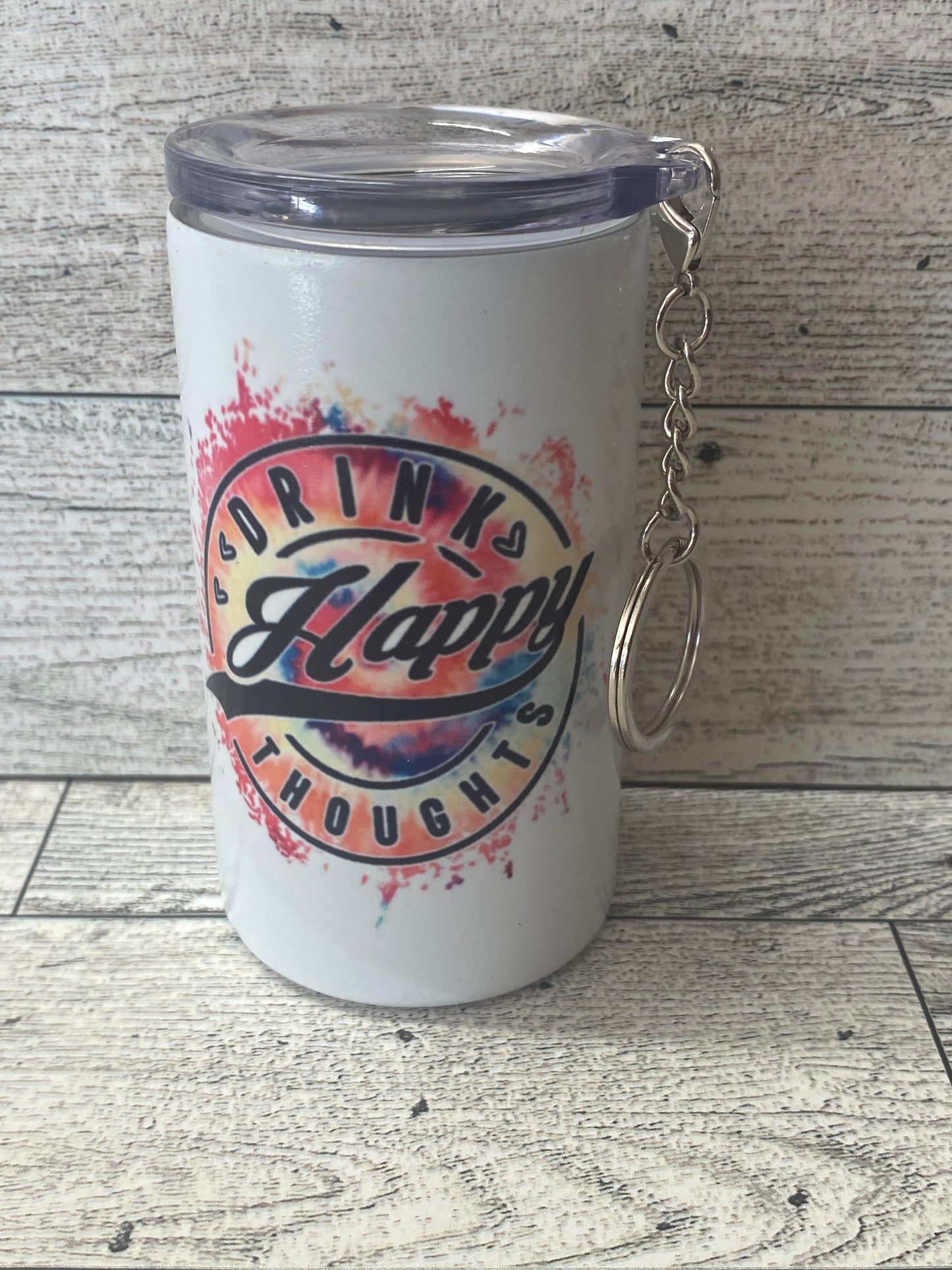 3 Ounce Skinny Shot Glass - Drink Happy Thoughts