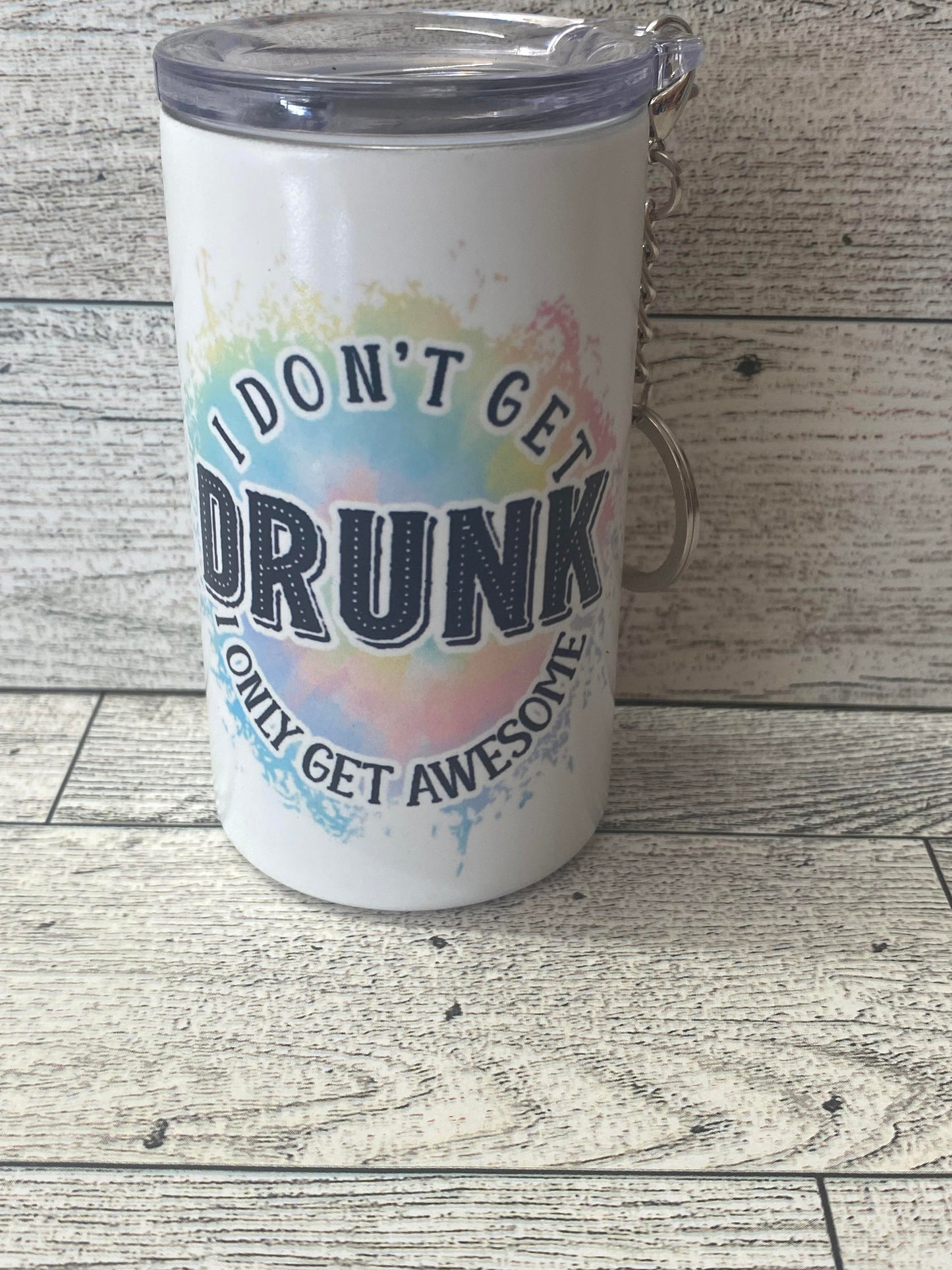 3 Ounce Skinny Shot Glass - I Dont Get Drunk I Only Get Awesome