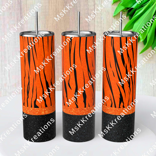 TO BE MADE - 20 Ounce Skinny Glow in the Dark - Tiger Stripe