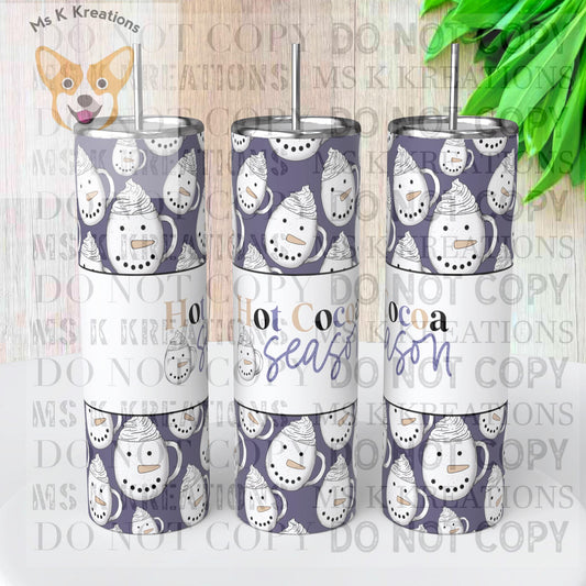 TO BE MADE - 20 Ounce Skinny Glow in the Dark - Hot Cocoa Season