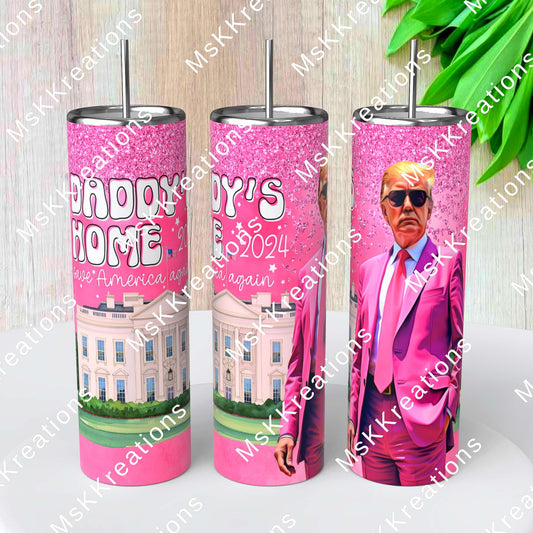 TO BE MADE - 20 Ounce Skinny Glow in the Dark - TRUMP Daddy's Home