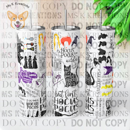 TO BE MADE - 20 Ounce Skinny Glow in the Dark - Hocus Pocus