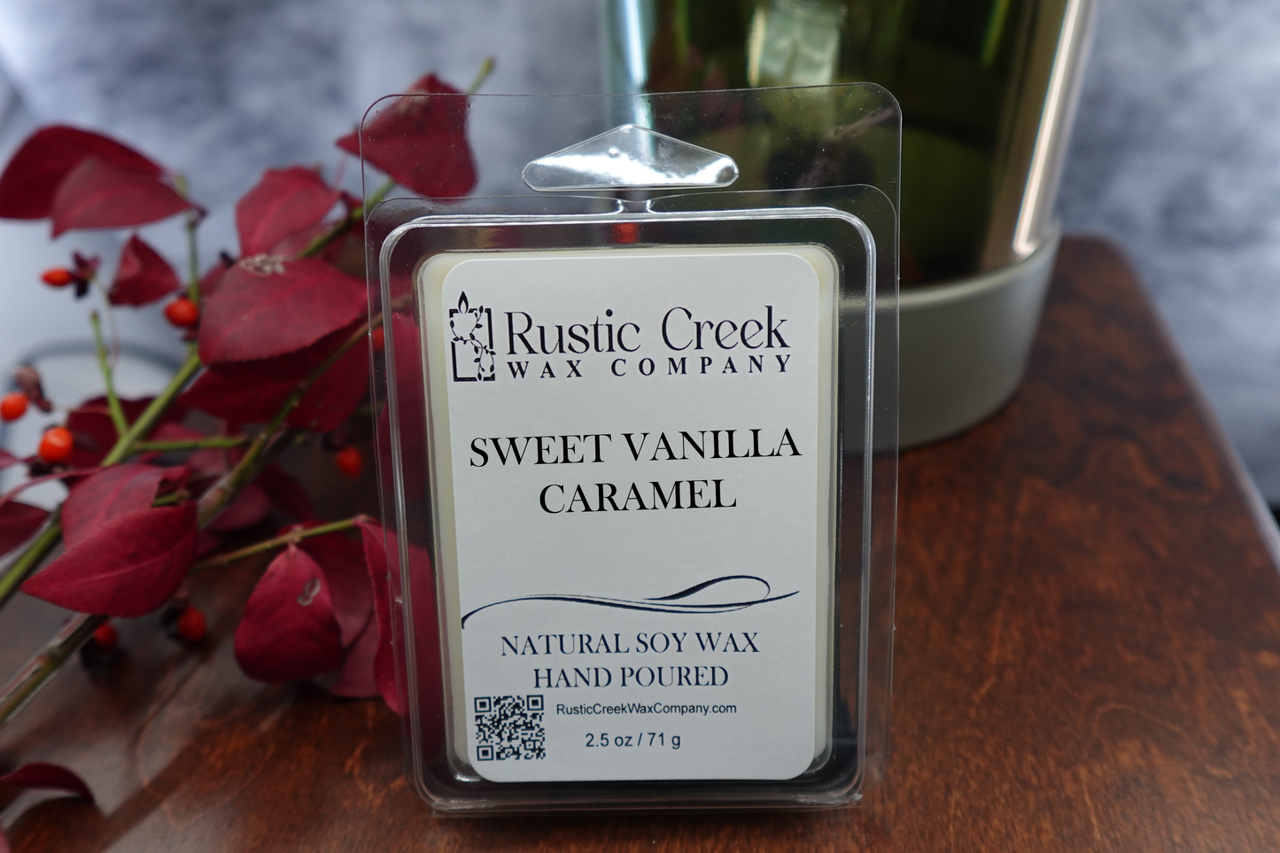 Sweet Vanilla Caramel | Natural Soy Hand Poured Wax Melts - 2.5 Oz