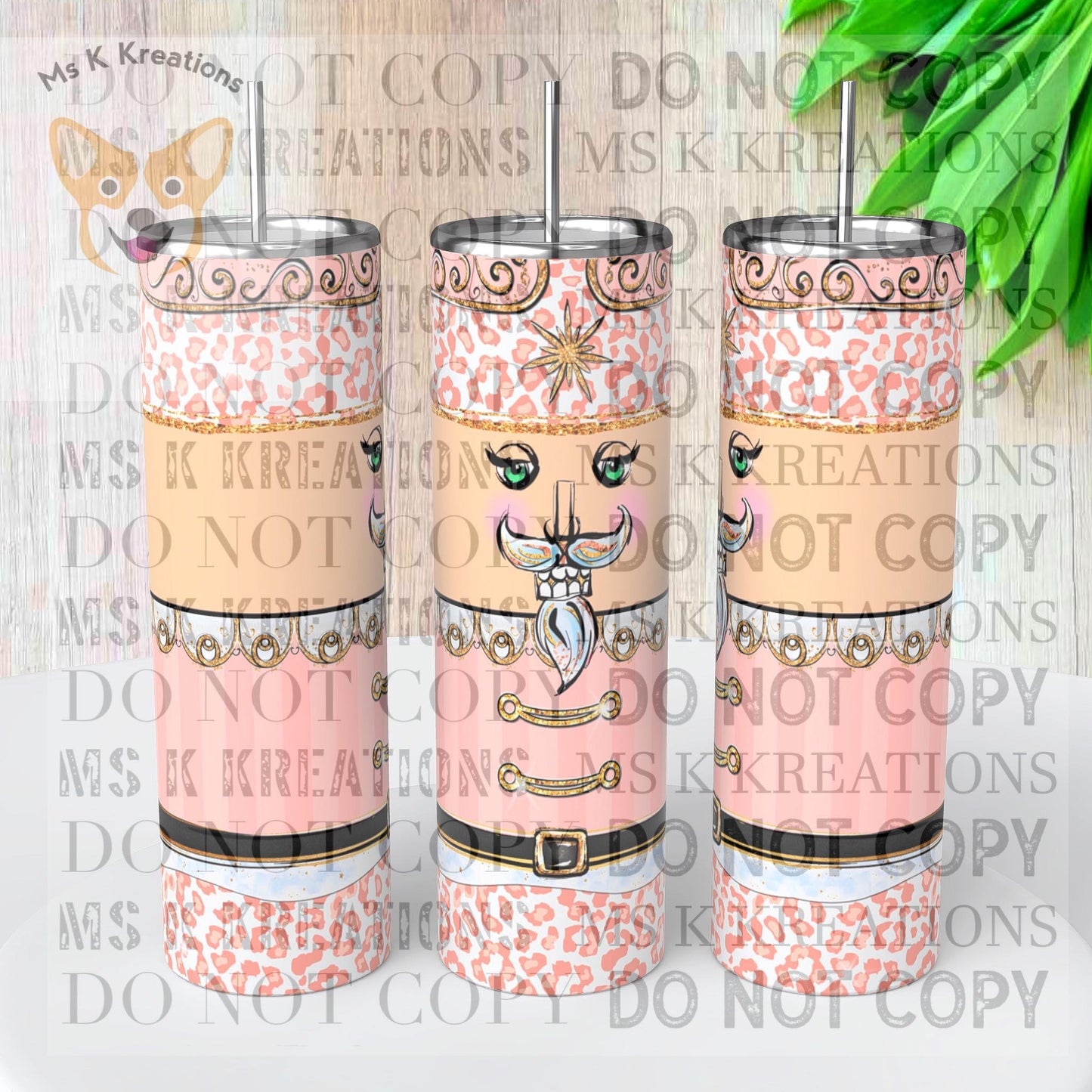 TO BE MADE - 20 Ounce Skinny Glow in the Dark - Nutcracker Wrap