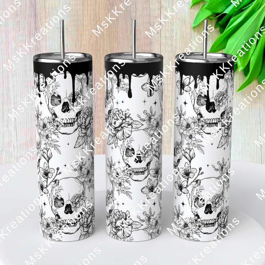 TO BE MADE - 20 Ounce Skinny Glow in the Dark - Skellies Drip