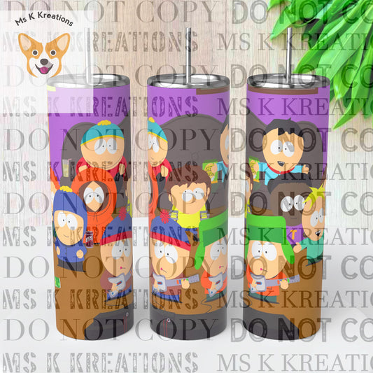 TO BE MADE - 20 Ounce Skinny Glow in the Dark - South Park