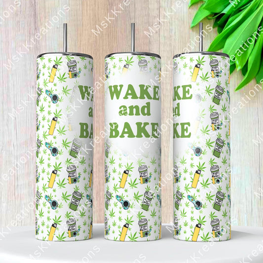 TO BE MADE - 20 Ounce Skinny Glow in the Dark - Wake and Bake