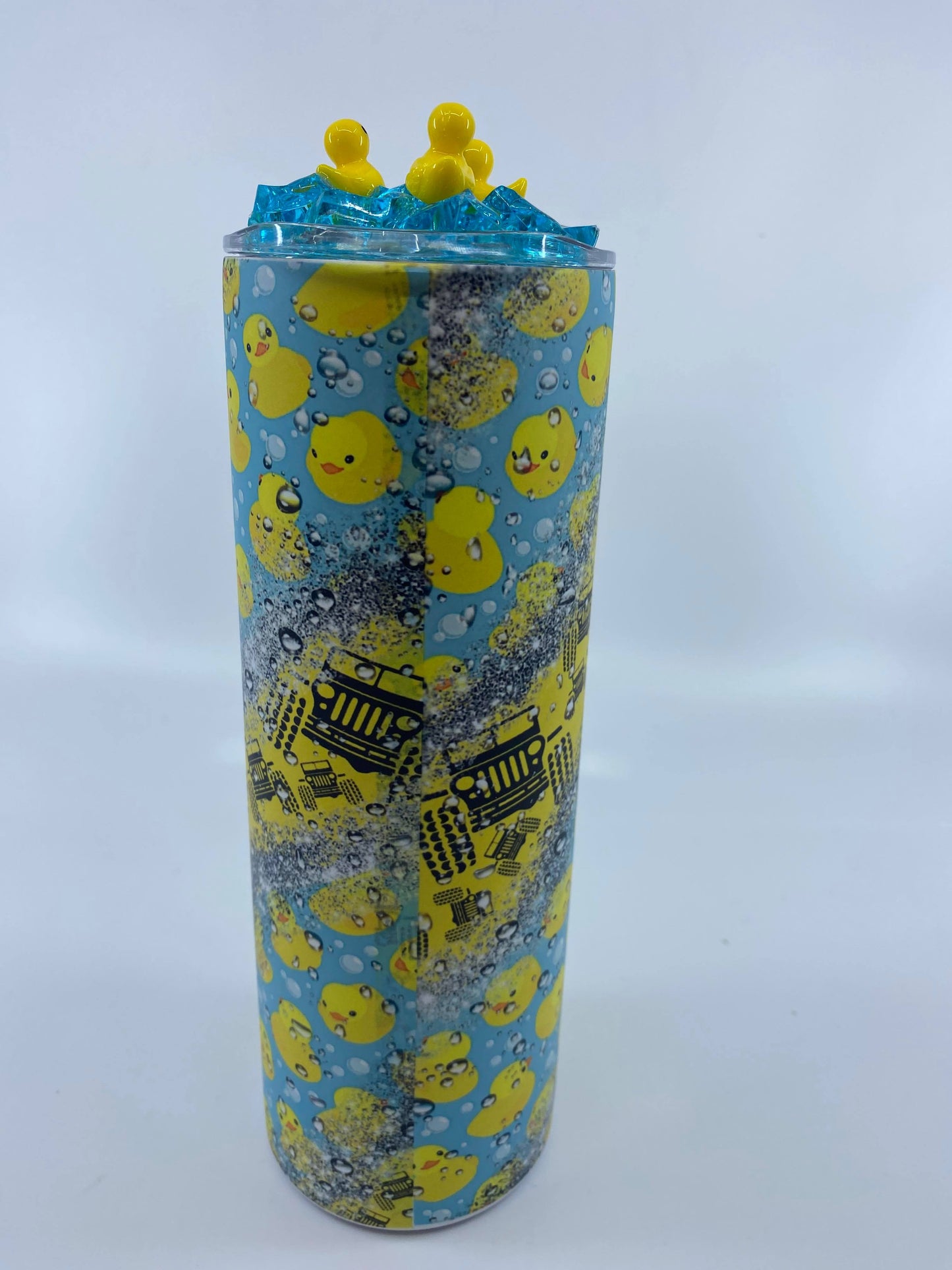 READY TO SHIP - 20 Ounce Skinny Glow in the Dark - Duck Duck Jeep